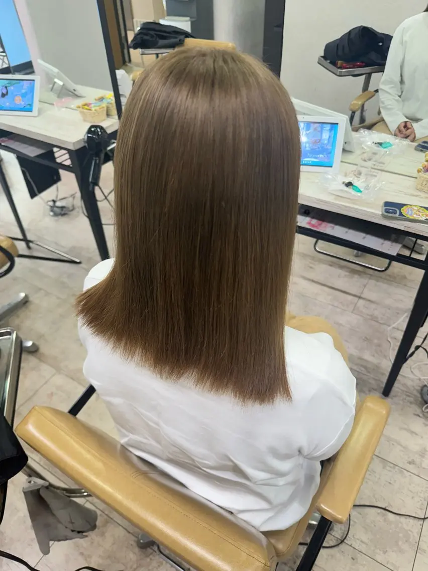 ミディアム カラー ヘアカラー トリートメント 🍒Nagisa 🍒のヘアスタイル