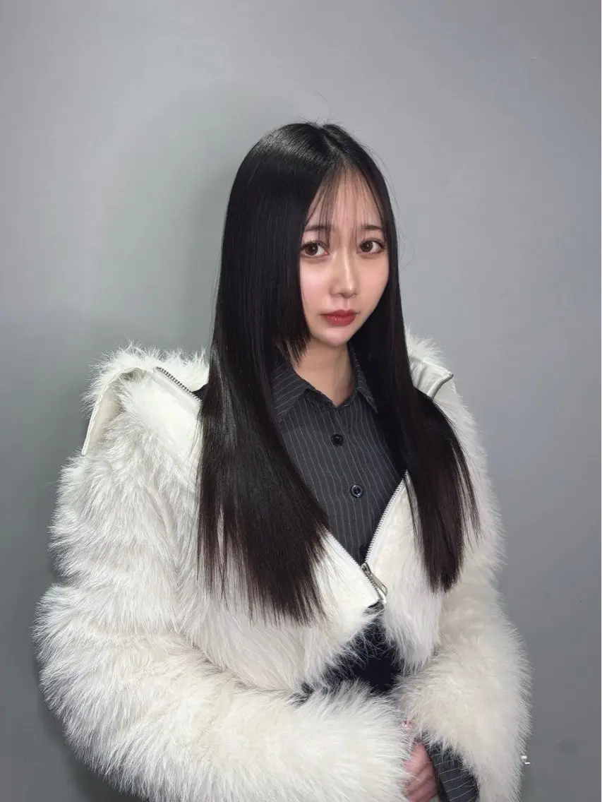 ロング カラー カット ヘアカラー トリートメント ワンホンヘア🇨🇳 髪質改善/itaruのヘアスタイル