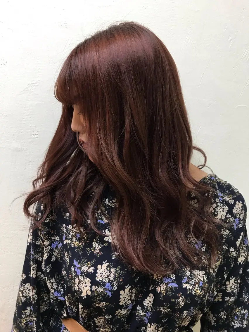 カラー 韓国風ブラウンカラー 🤎京香🤎のヘアスタイル