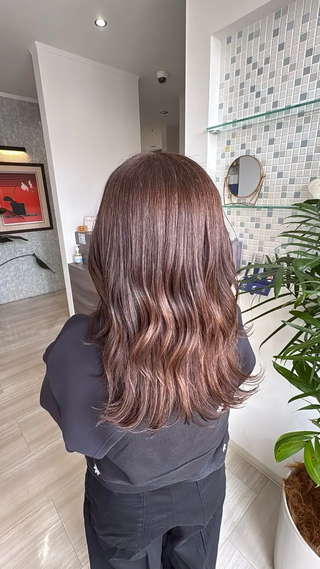 セミロング 🫧おおにし みか🫧のヘアスタイル