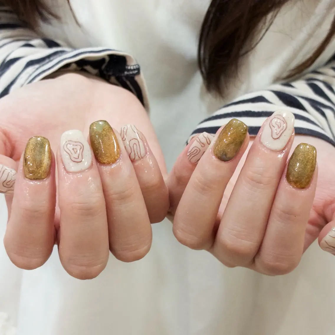 ネイル ハンドネイル BRooCH yuzuのネイルデザイン