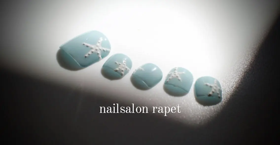 ネイル フットネイル nailsalon  rapetのネイルデザイン