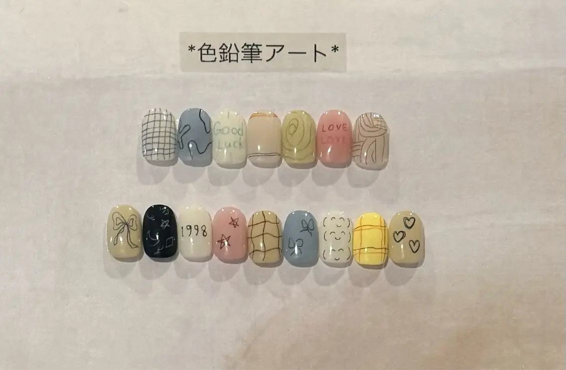 色鉛筆デザインの写真