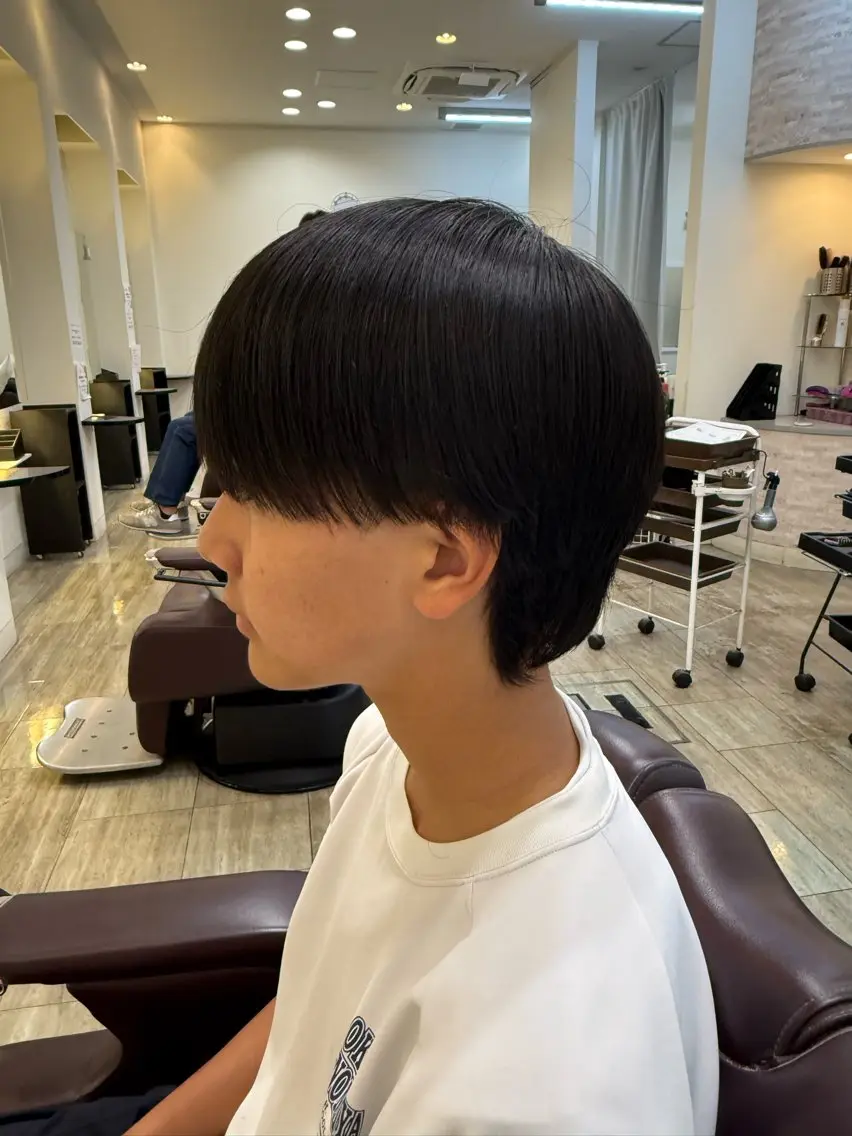 ショート メンズ 永井 天斗のヘアスタイル