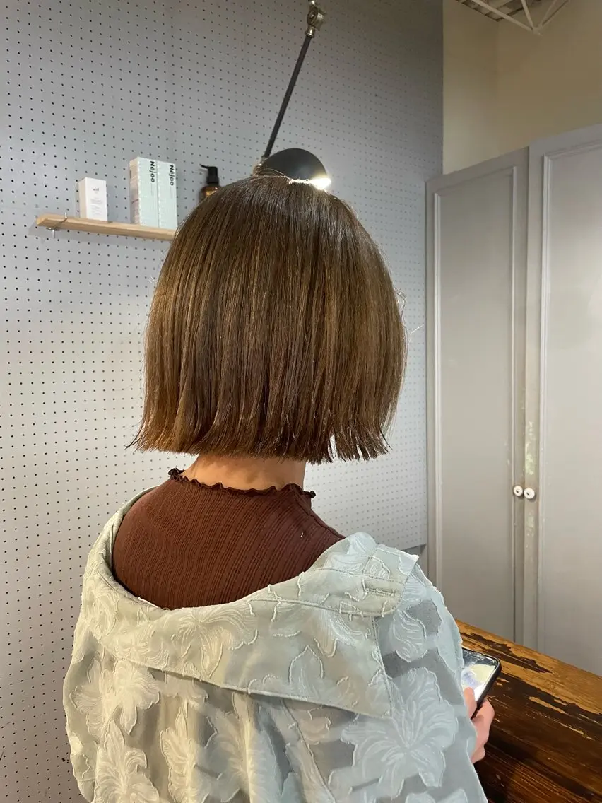 ショート カラー カット ヘアカラー トリートメント 🤩噂のMr.髪ポジ ティブ®️yu🤩のヘアスタイル