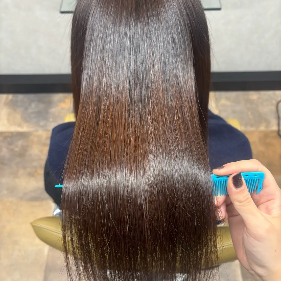 うねり撃退🫧✨カット+髪質改善ストレート+ケアトリートメント🫧癖毛、広がりが気になる方◎の写真