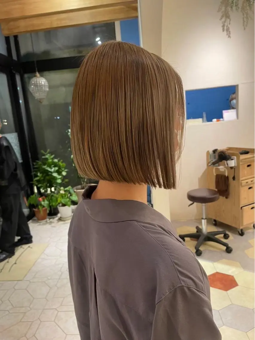 カット練習モデル✂️【ワンレングス・切りっぱなしボブ】➕⭐️1Stepトリートメント⭐️の写真