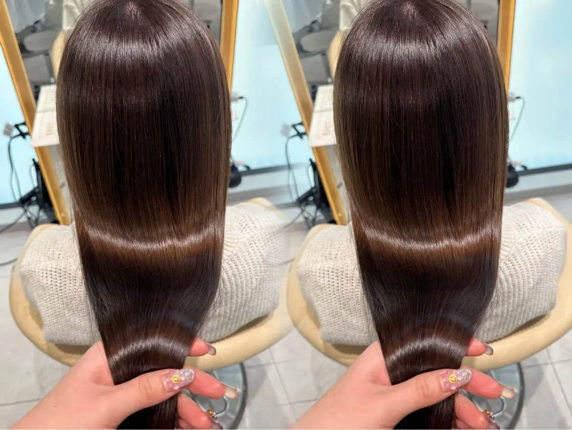 ロング 髪質改善 トリートメント トリートメント 🍒楓🍒北九州1 艶カラー作る人🎨のヘアスタイル