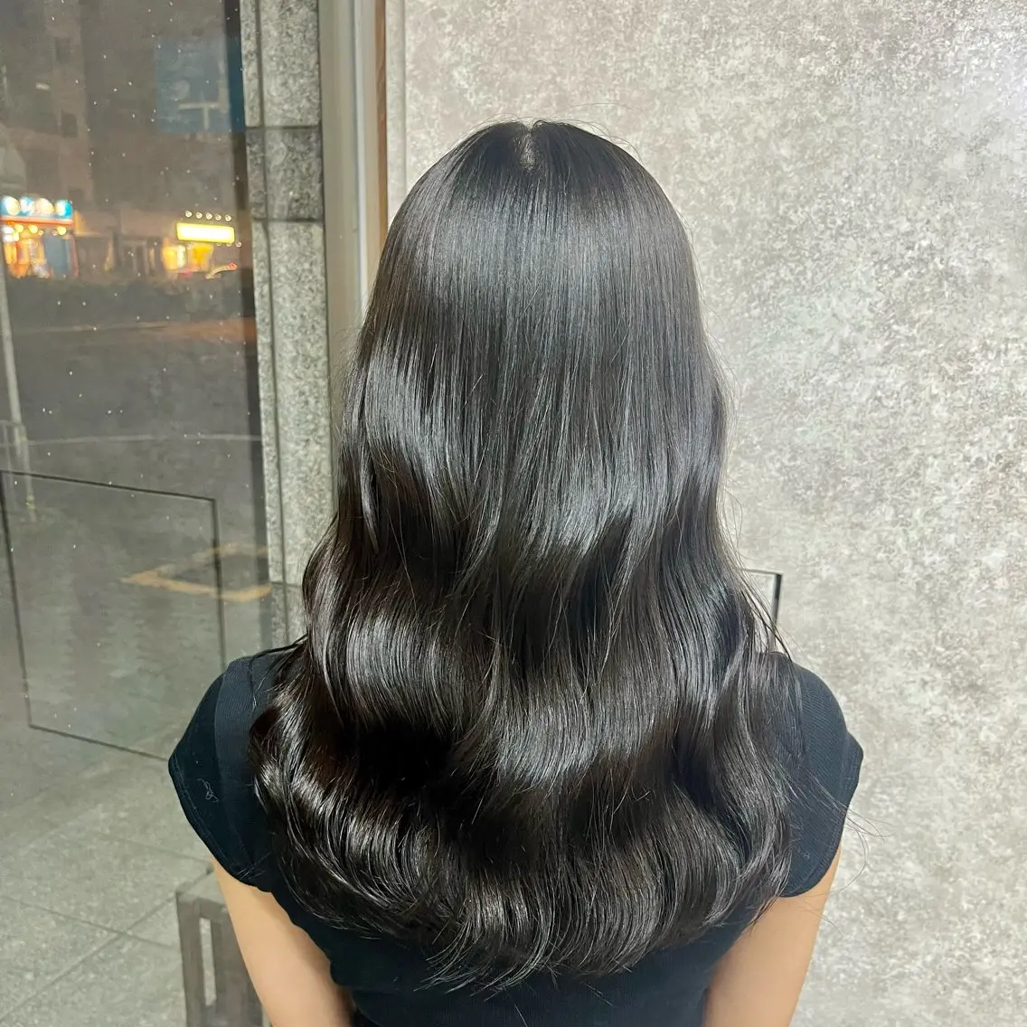 ロング SHUN/韓国/ レイヤー/透明感🖤のヘアスタイル