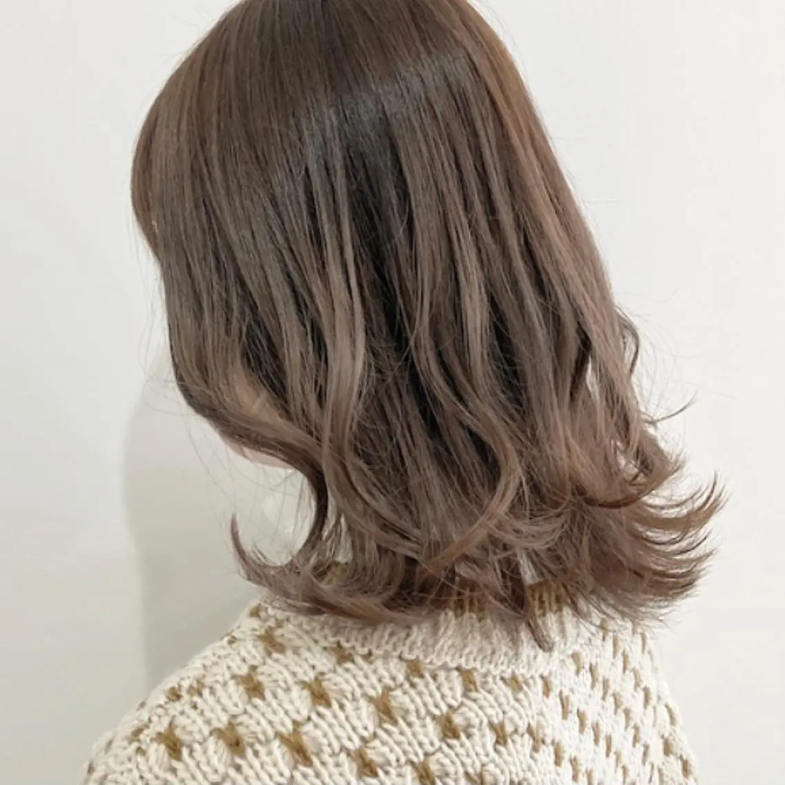 ミディアム カラー ブリーチ 透明感カラー お洒落パーマ/ 艶カラー/michiのヘアスタイル