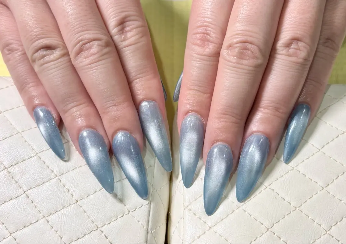 【モデル】オフなし/スカルプワンカラー💅(長さだし10本)の写真