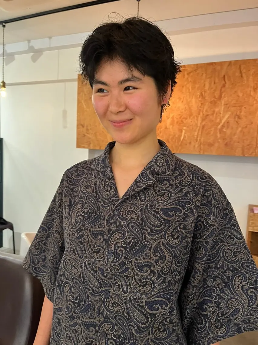 ショート ショートヘア 暖色/パーマ 🌼クニトウメイのヘアスタイル