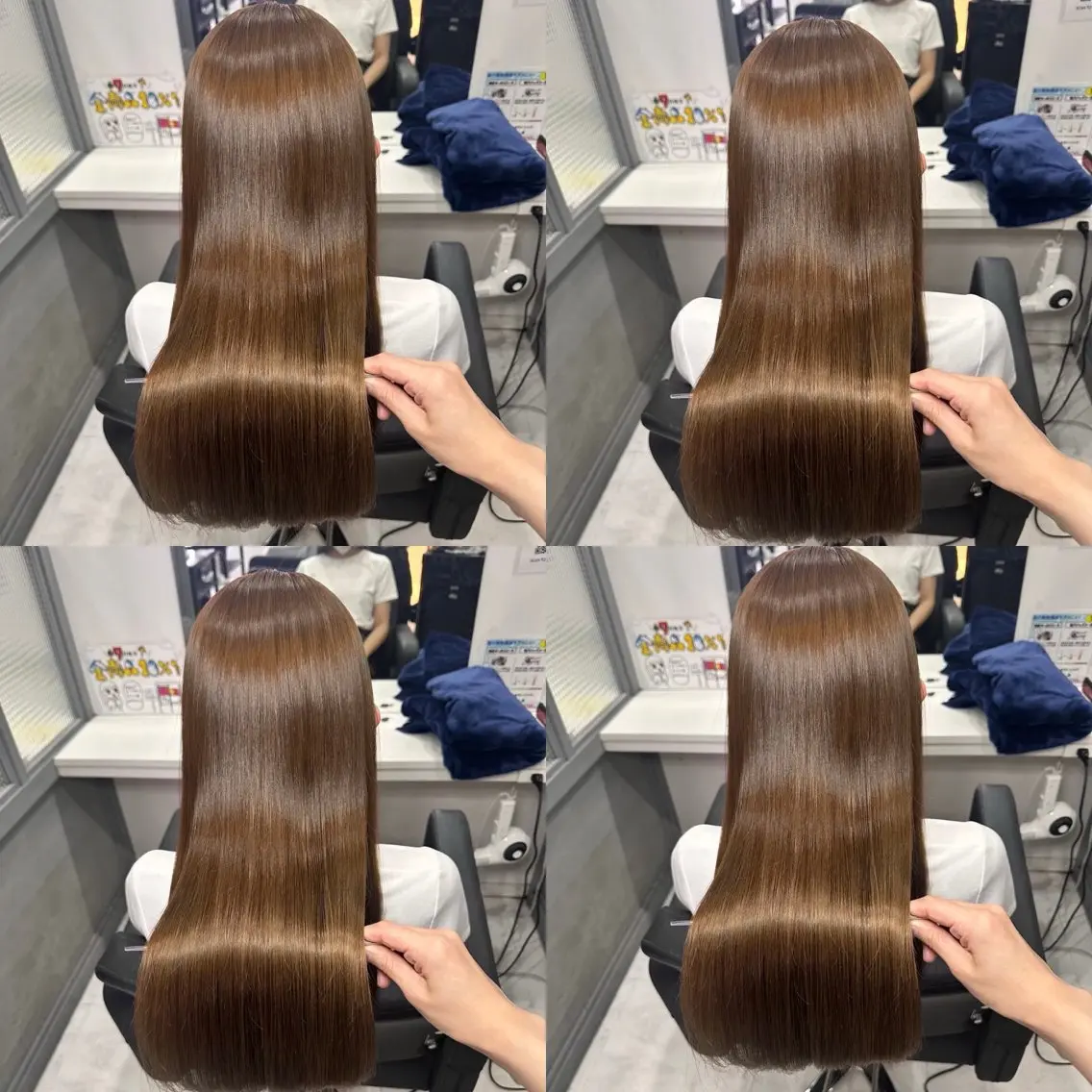 💎ミニモ限定💎カット＋縮毛矯正＋3stepAujuaトリートメント＋超音波アイロンの写真