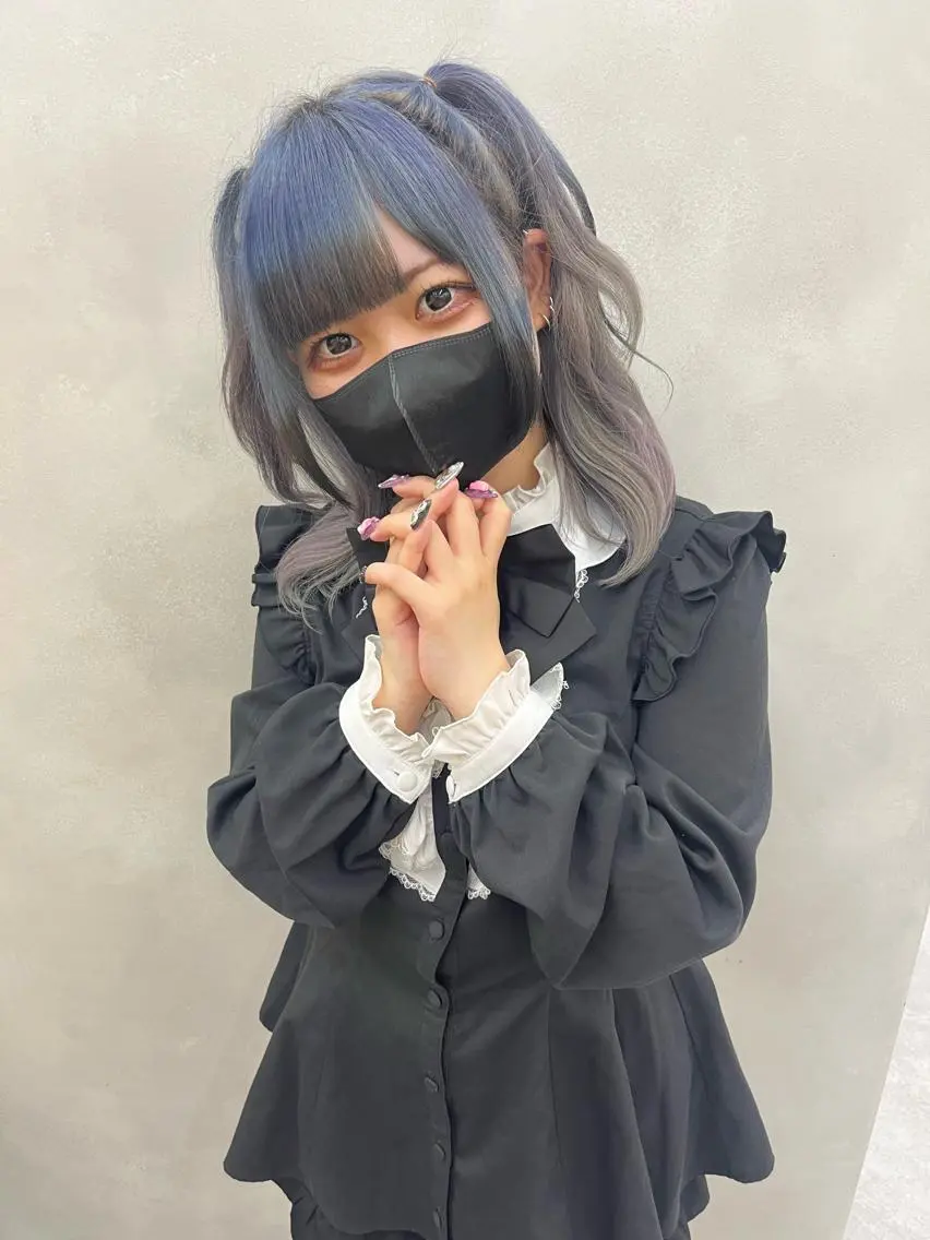 💗前髪パッツン💗姫カット🖤🎀⛓️の写真