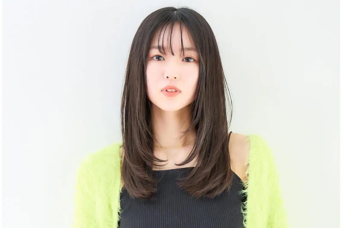 セミロング レイヤーカット 銀座/髪質改善 /艶髪/笠原一唆のヘアスタイル