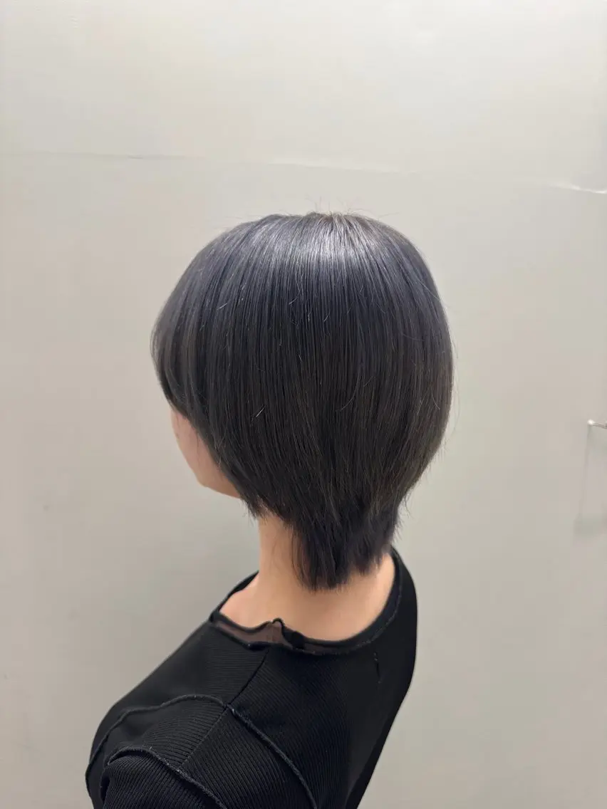 ショート カラー ラベンダーカラー ラベンダーグレー ヘアカラー SHIAN/ こはる★のヘアスタイル
