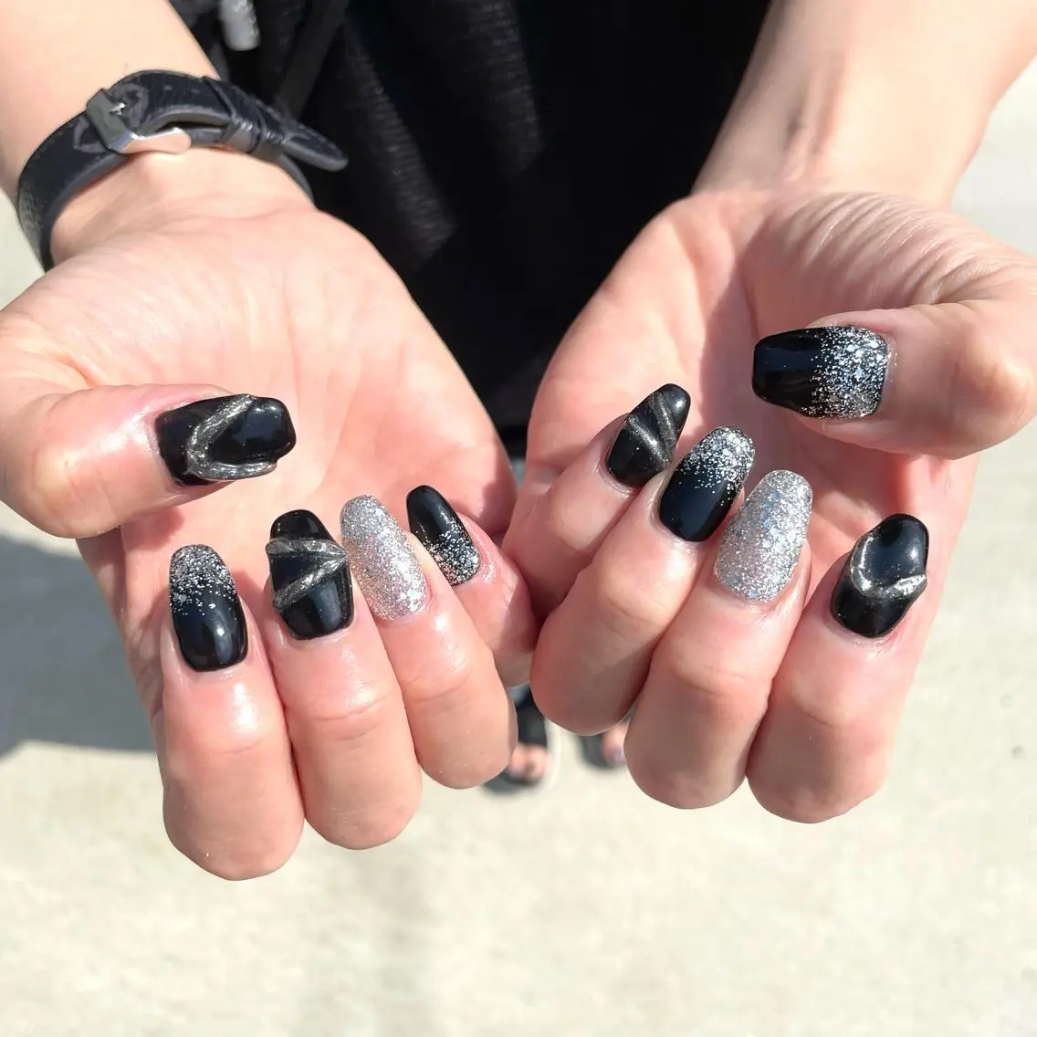 ネイル ハンドネイル Sea  nail by emaのネイルデザイン