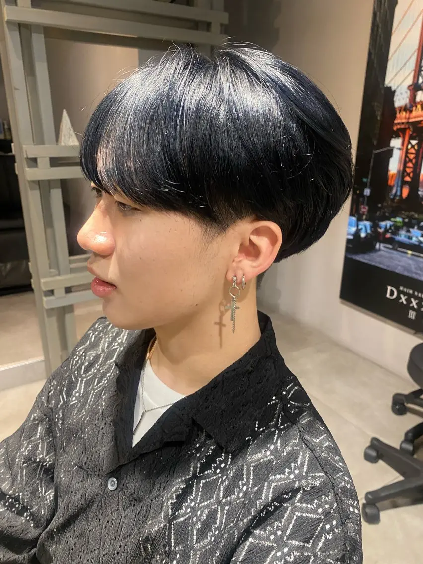 ミディアム カラー メンズ カット ヘアカラー トリートメント 似合う髪型が 分からない方へのヘアスタイル