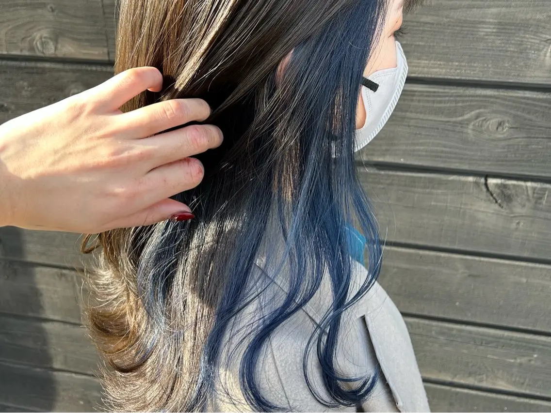 ロング ヘアカラー トリートメント nui【茨木】本多 莉果子のヘアスタイル