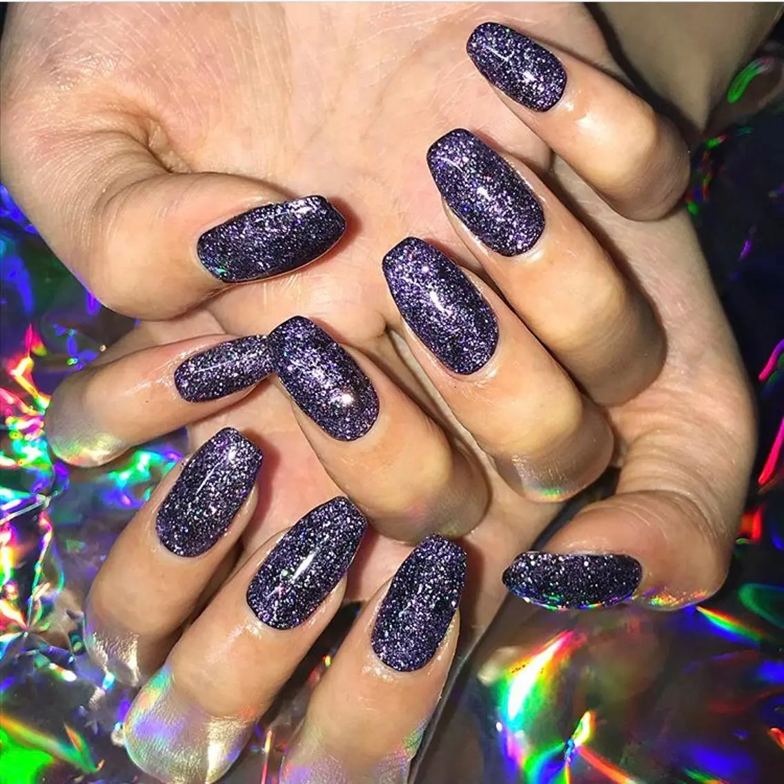 ネイル 渋谷／チップ長さ出し 👑アプレgel-xのネイルデザイン