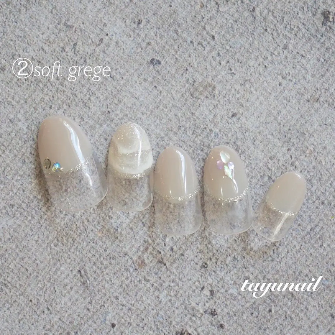 ネイル アートネイル ブルー フットネイル フレンチネイル ジェルネイル ネイルサロン 【たゆnail】のネイルデザイン