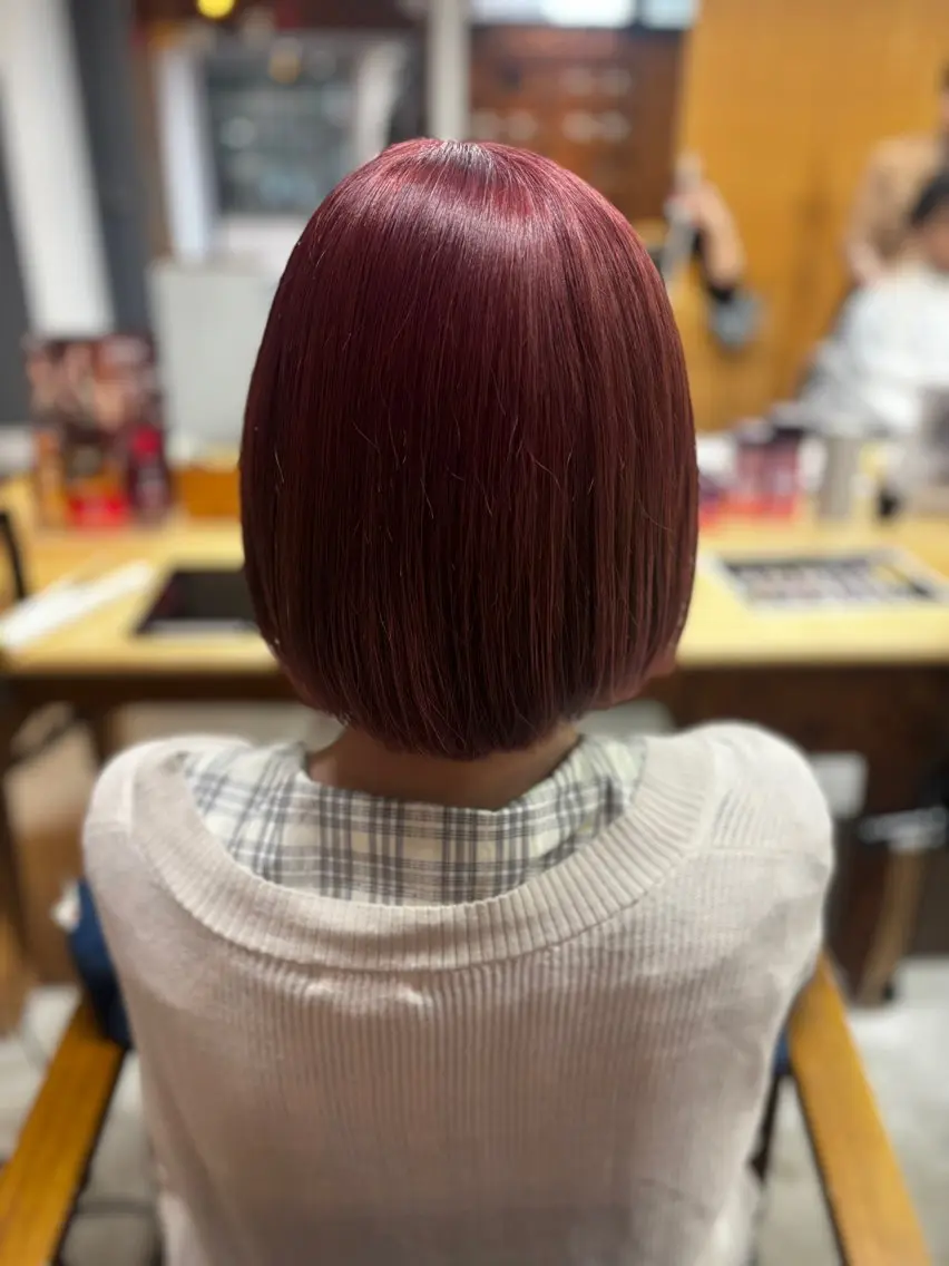 カラー ヘアカラー 川内 美瑚のヘアスタイル