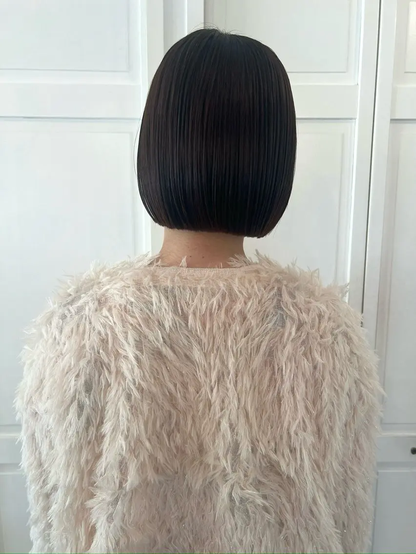ミディアム カット ブリーチカラー🎀 韓国風/寺門美優のヘアスタイル
