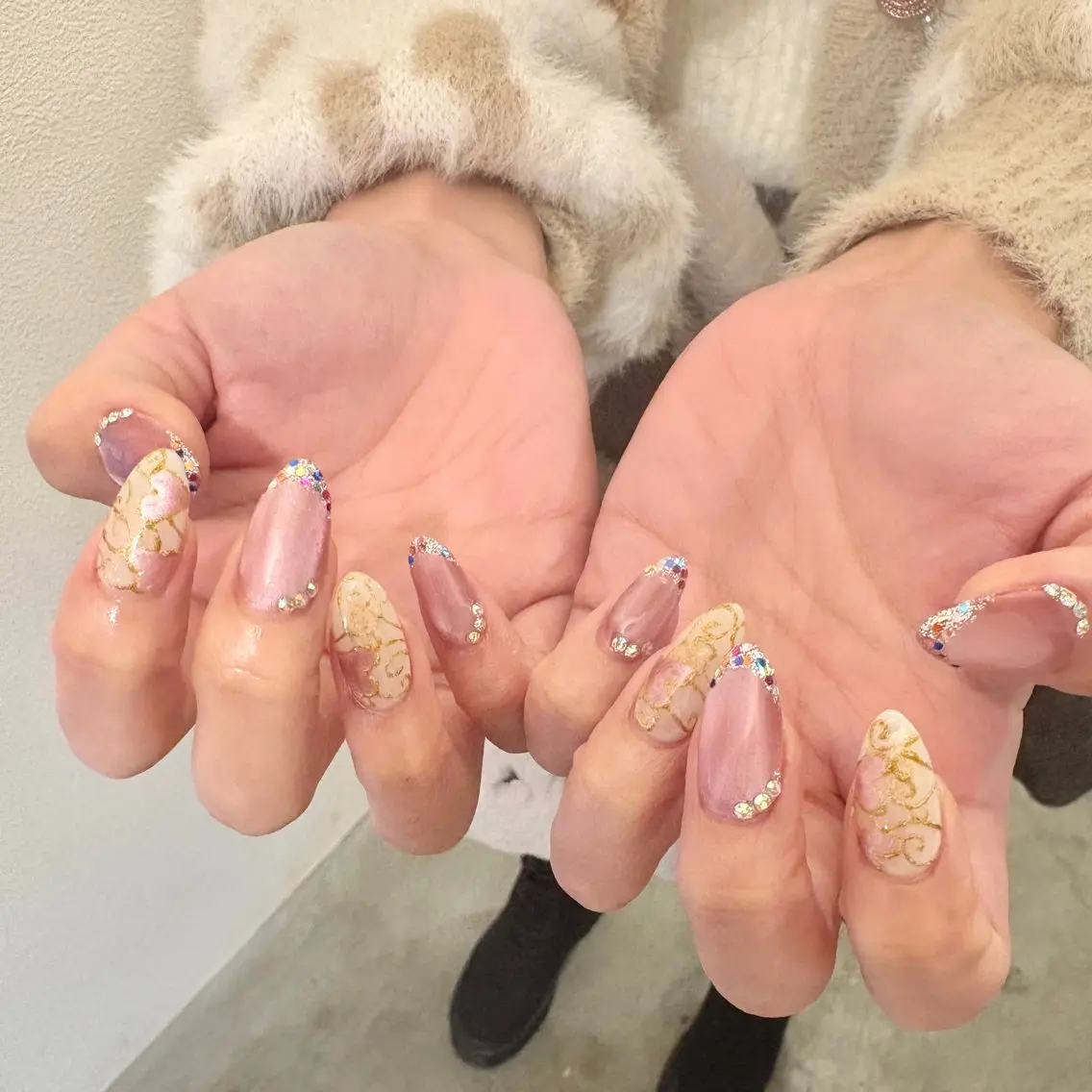 ネイル 持ち込み VIBLISS福岡 tomokoのネイルデザイン