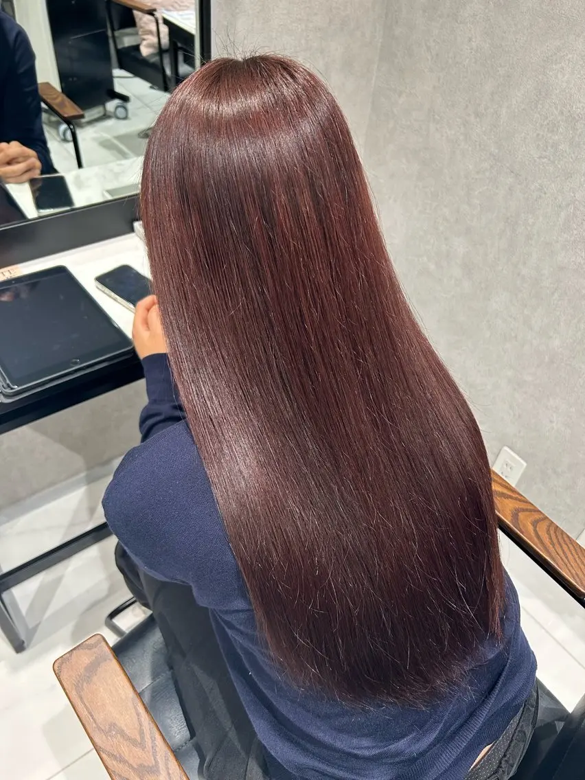 カラー カット ヘアカラー トレンド甘めガーリー Mizuki☁️🫧のヘアスタイル