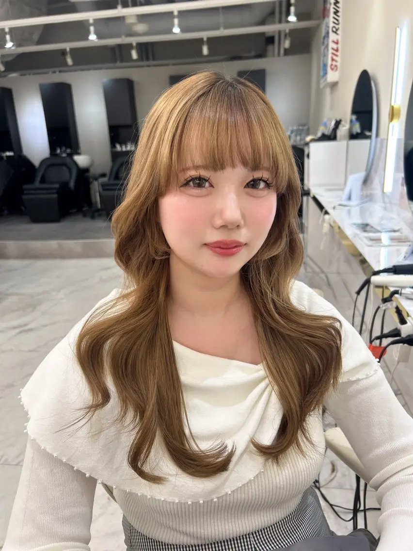 ロング カット hiyori🎀 トレンドレイヤーのヘアスタイル