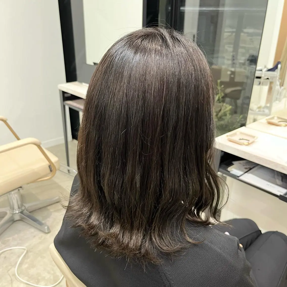 カラー アッシュ アッシュブラウン ブラウンカラー Ciel / RIHOのヘアスタイル