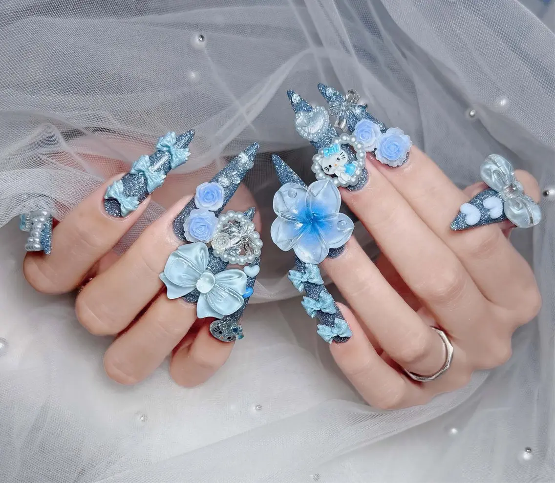 ネイル アートネイル 韓国ネイル 持ち込み ワンホンネイル ハンドネイル Lenie Nail Salonのネイルデザイン