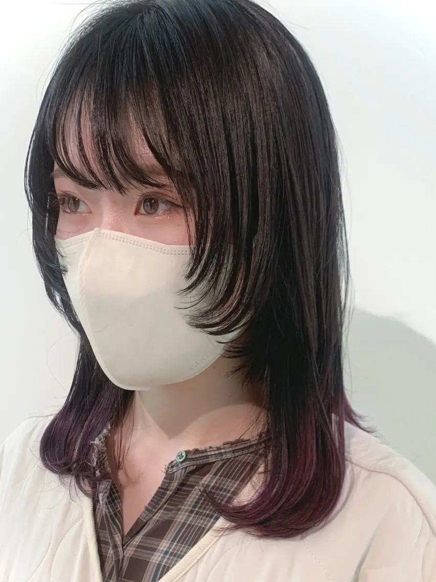 ミディアム 🎀すず🎀レディー ス/メンズのヘアスタイル