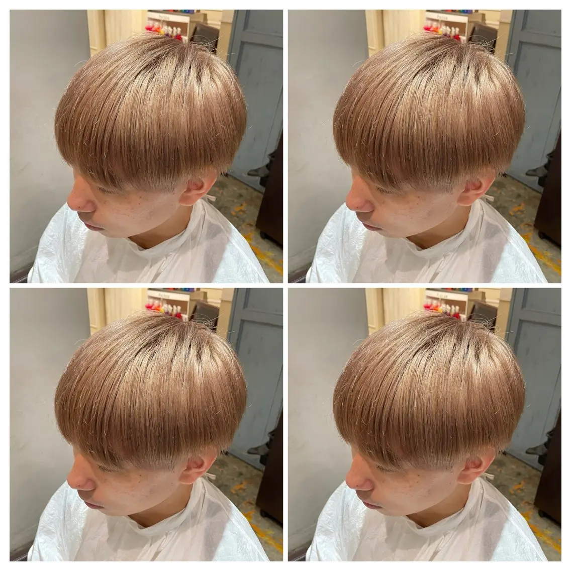 ショート カラー メンズ カット ヘアカラー トリートメント メンズ特化 /パーマ🫧ゆたかのヘアスタイル