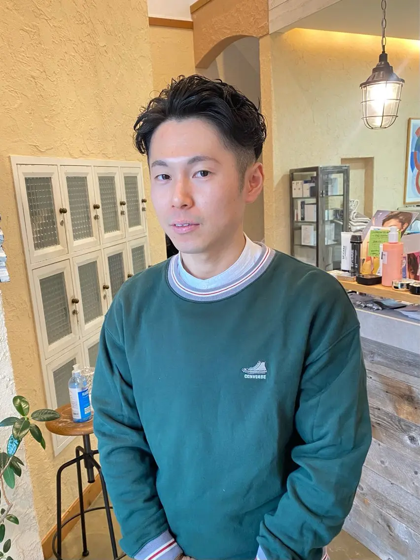 ショート パーマ カット パーマ 竹内 柚子のヘアスタイル