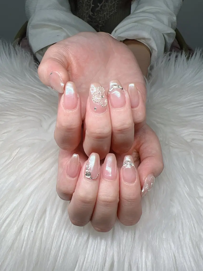 ネイル ハンドネイル Lee Nails チップ長さだし専門店のネイルデザイン