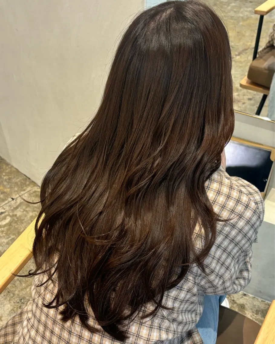 『女性限定』 【高発色】カット✂️+スロウカラー+薬剤除去🌷.の写真