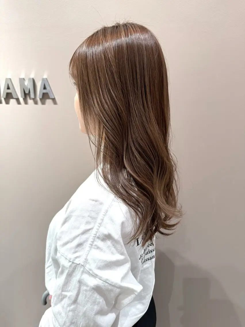 ロング ヘアカラー 🧸ダブルカラー/ベ ージュ🍪さりなのヘアスタイル