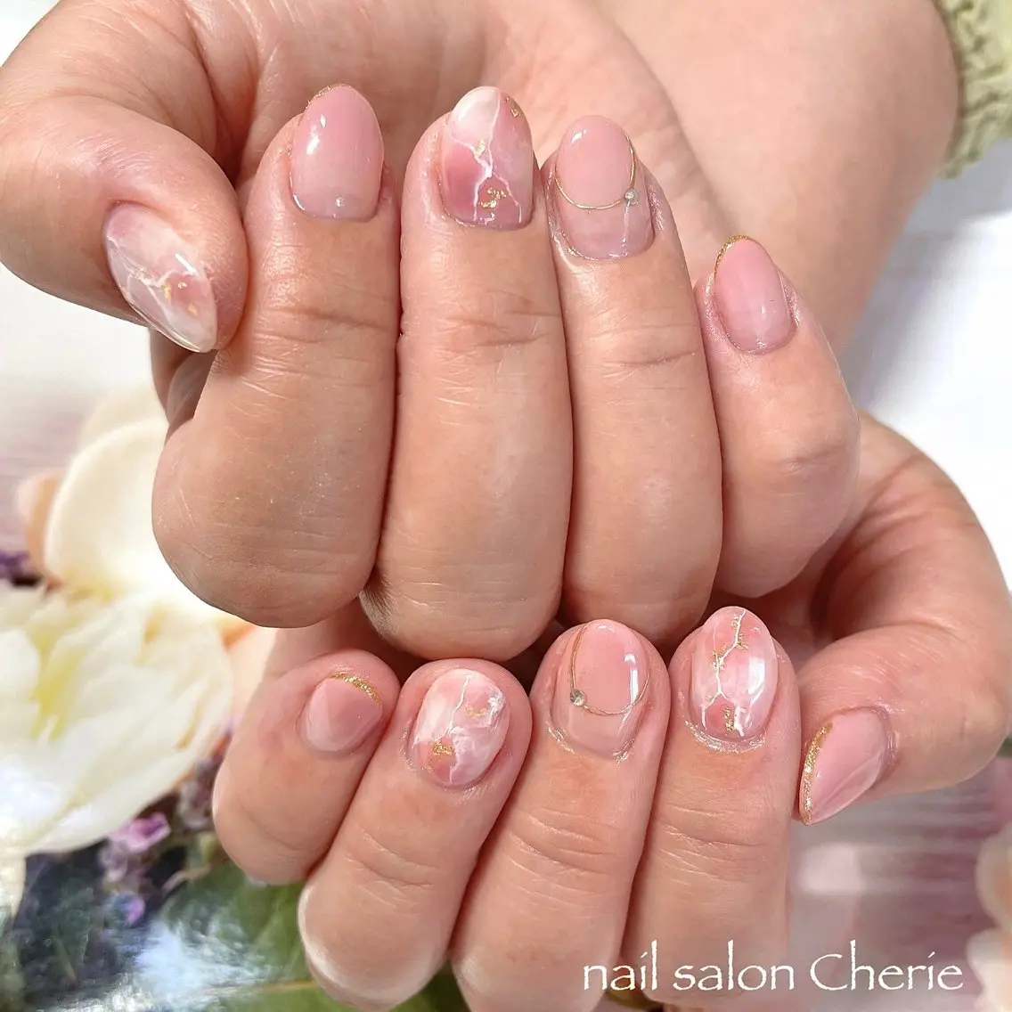 ネイル ハンドネイル nail salon Cherieのネイルデザイン