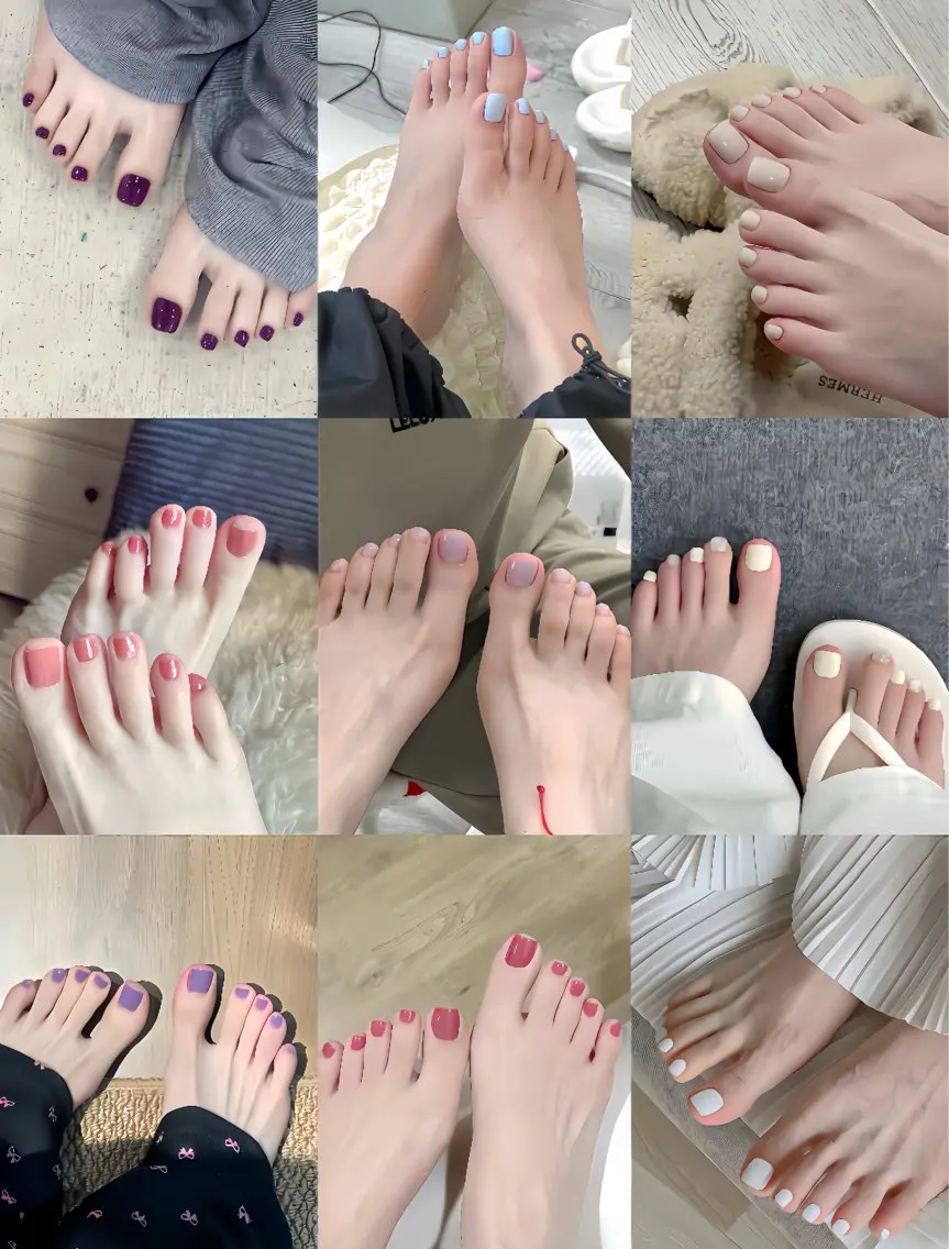 事前連絡限定フットネイルワンカラー5500★400色選択可能◎全メニュー甘皮ケア込み初回オフ無料★自店付け替えオフ無料の写真