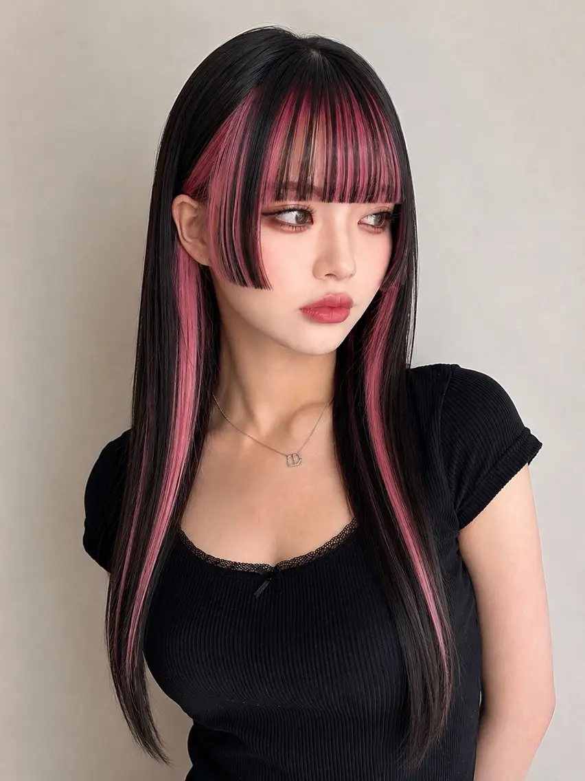 ロング カラー ヘアカラー 🎨ハイトーン🌈 ゆうなのヘアスタイル