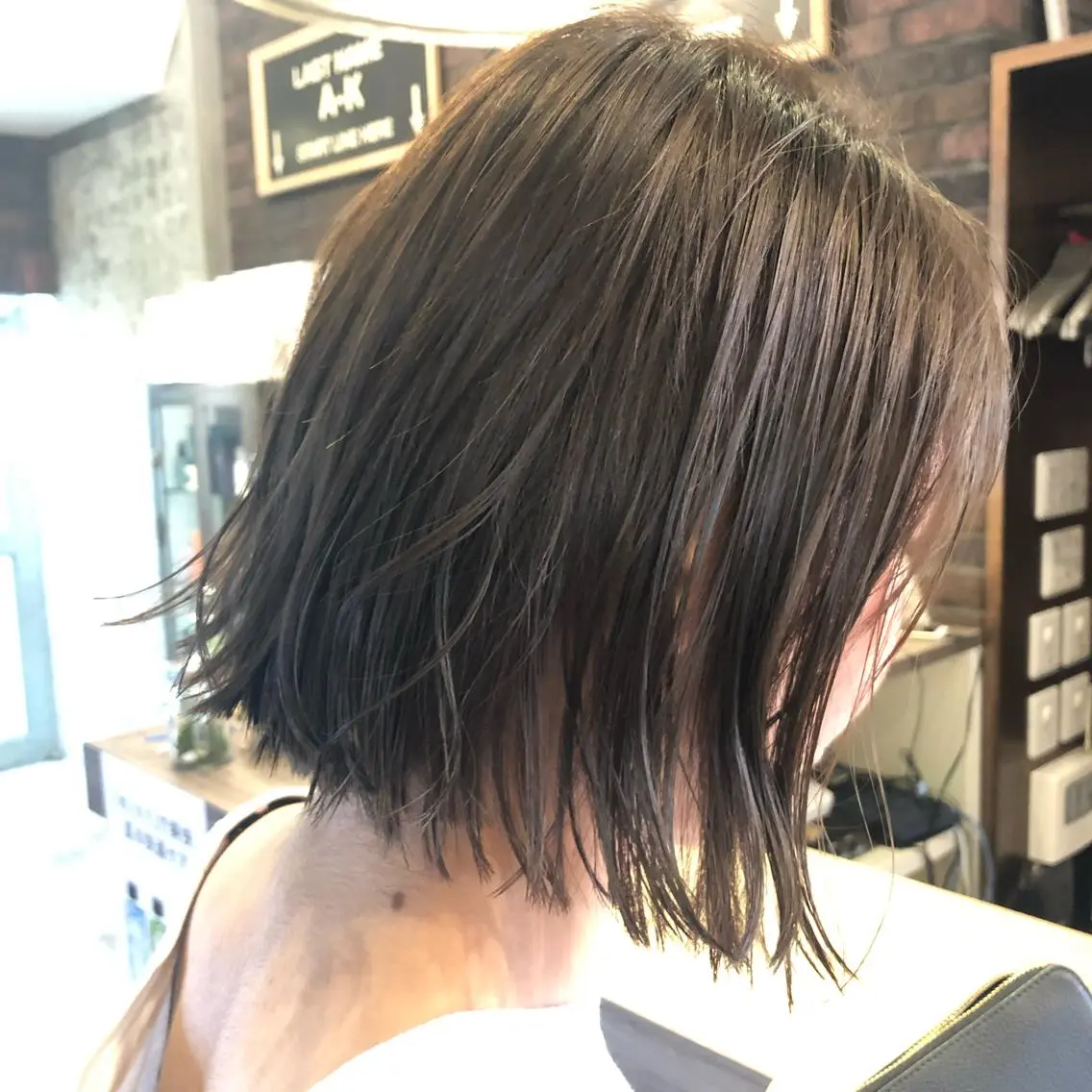 ミディアム ボブ ZAZA ASAMIのヘアスタイル