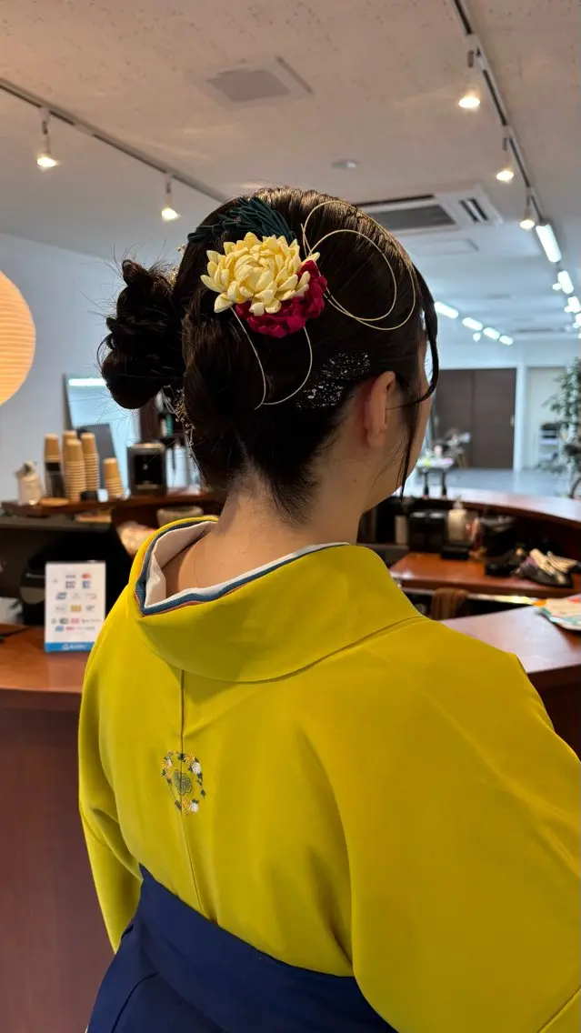 ミディアム ヘアセット 🌈トップデザイナー 金沢駅近nanamiのヘアスタイル