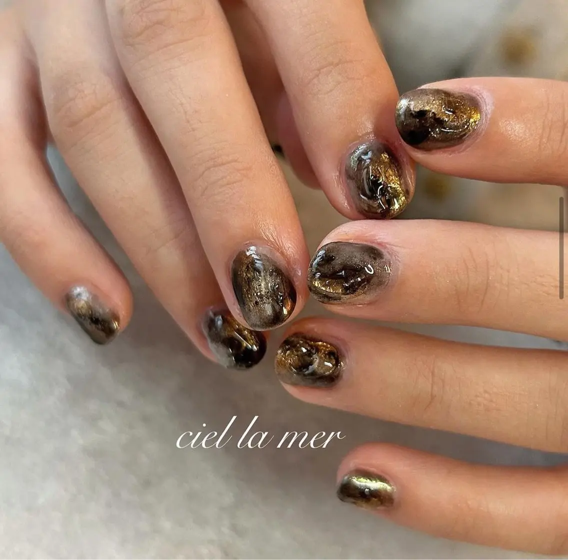 ネイル ハンドネイル フットネイル ciel la merのネイルデザイン