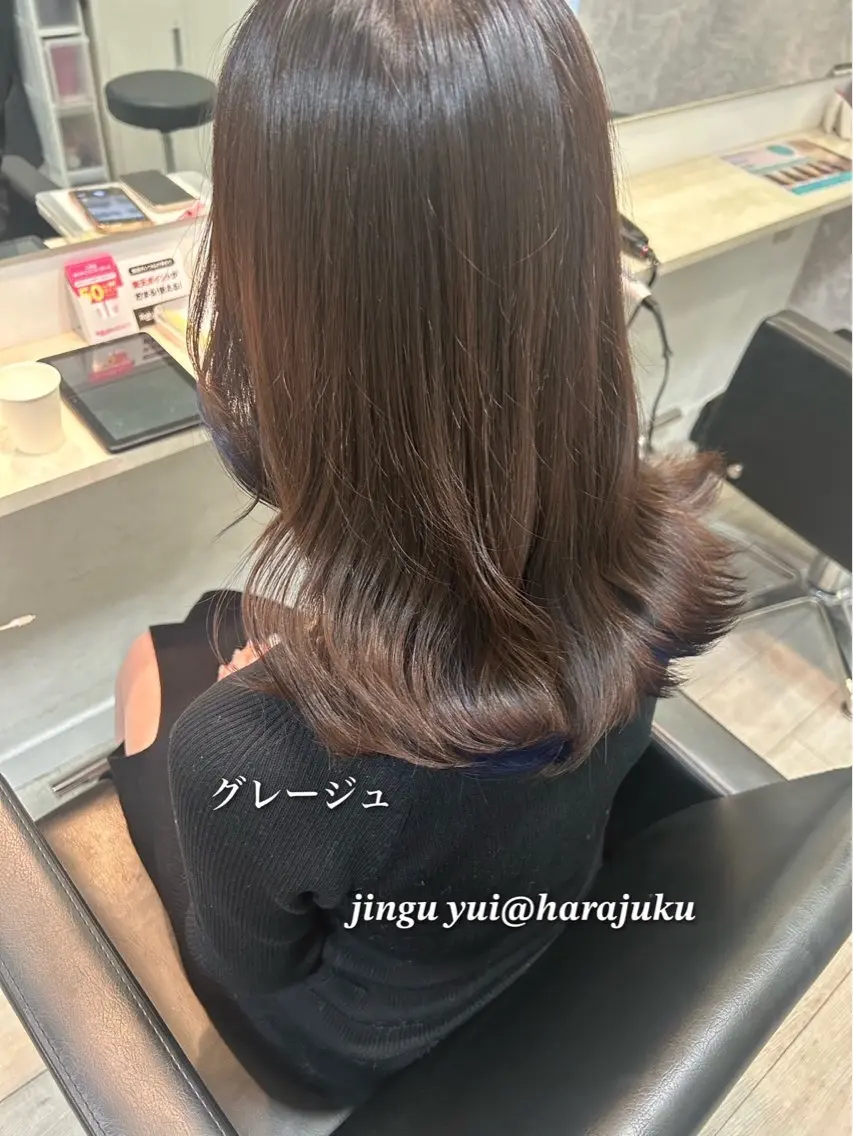 ミディアム カラー パーマ ヘアアレンジ メンズ ワット 原宿のヘアスタイル