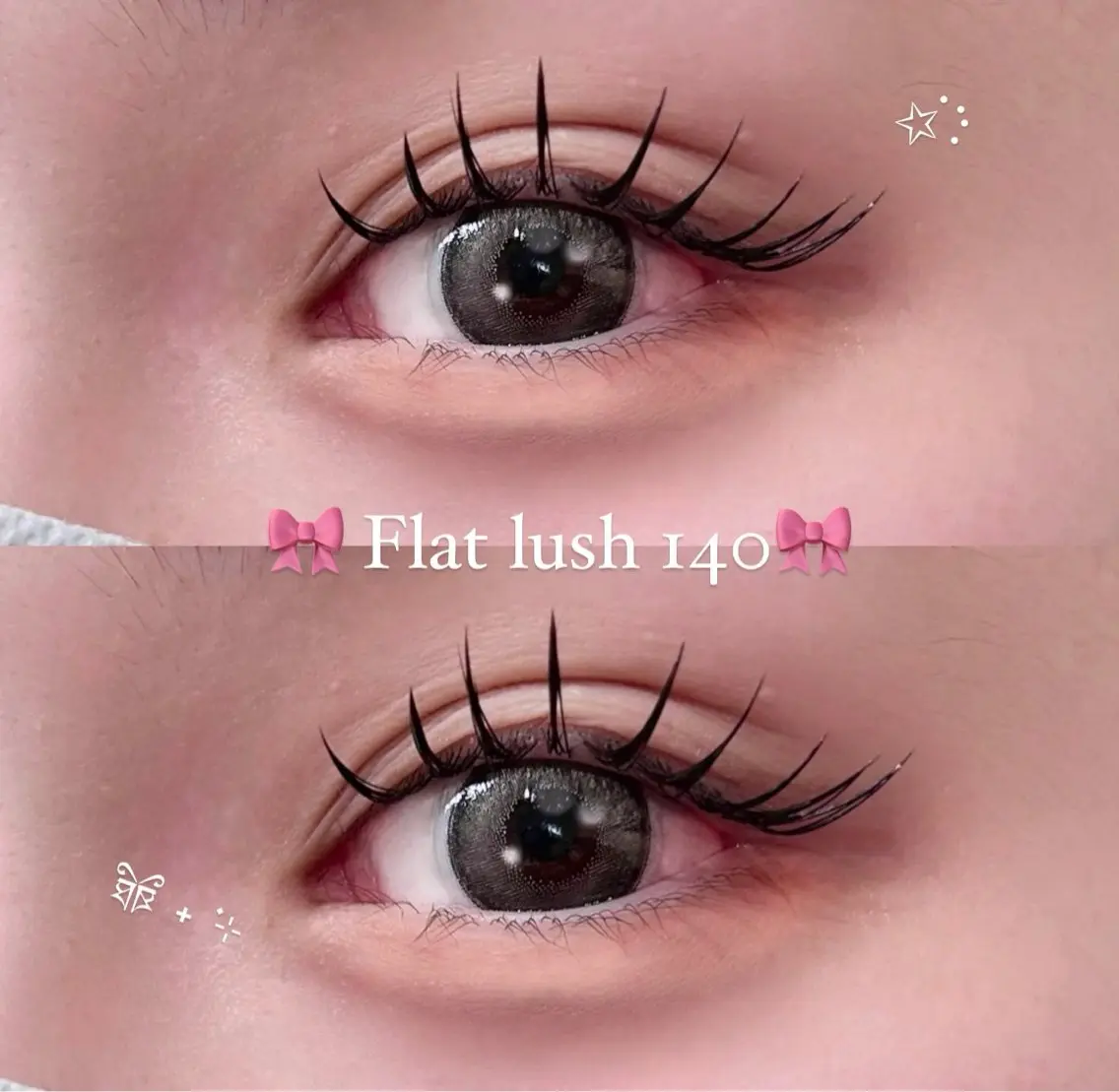 𓈒ㅤׂㅤ𐙚 ࣪ 𓈒ㅤׂㅤWコーティング Flat lush 140本𐦍💫の写真