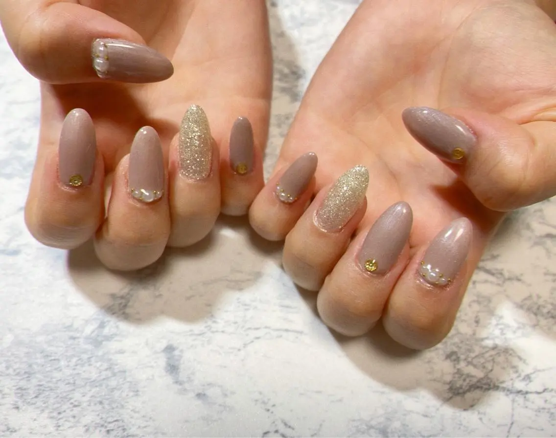 ジェルスカルプ💅[オフ無し]ワンカラー✨デザイン追加🆗デザイン追加料金¥100​〜​の写真