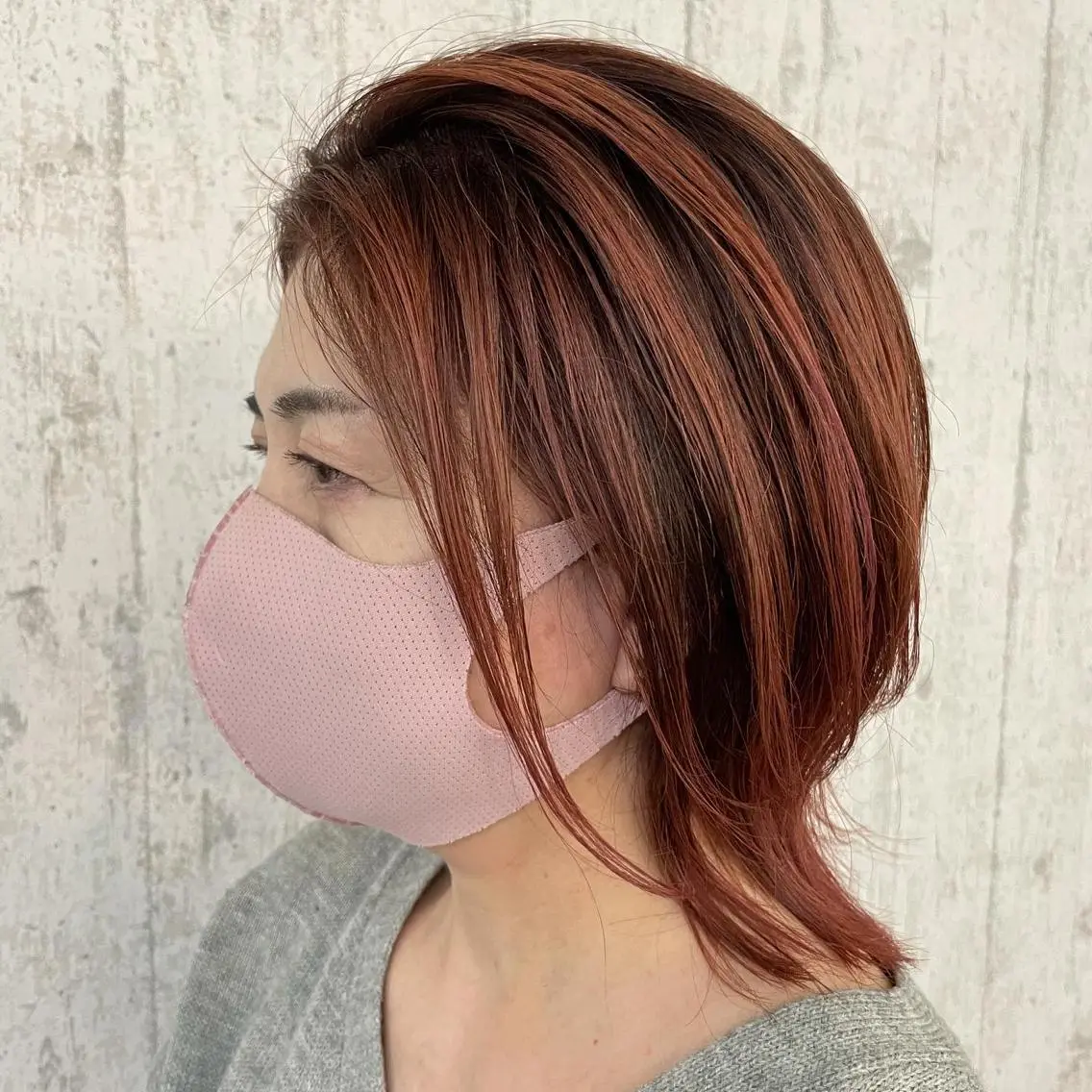 ミディアム レイヤーカット 【店長】ショート 似合わせ🦩相羽里美のヘアスタイル
