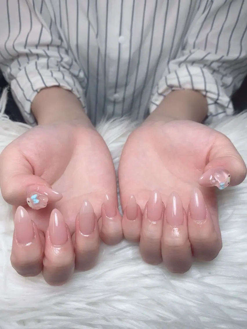 ネイル 長さ出し フレンチネイル グラデーション 韓国ネイル マグネットネイル その他(ネイル) BT HEAVEN nailのネイルデザイン
