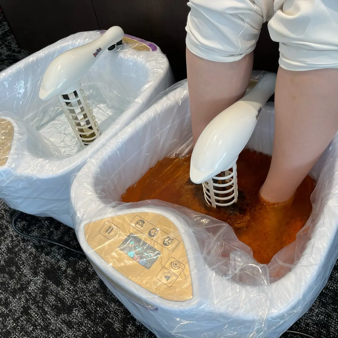 足湯デトックスの写真